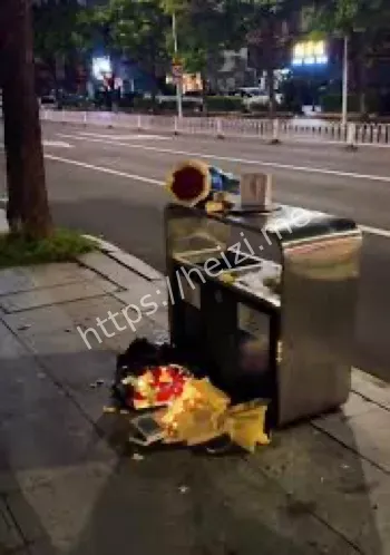 垃圾桶寻宝